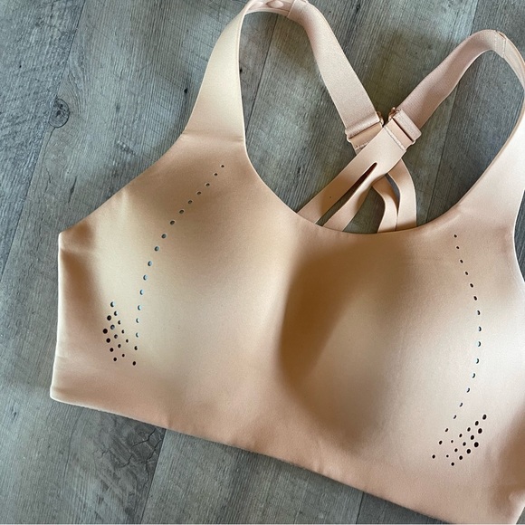 New Lululemon AirSupport Bra Warm Apricot Sports Bra - Picture 4 of 9